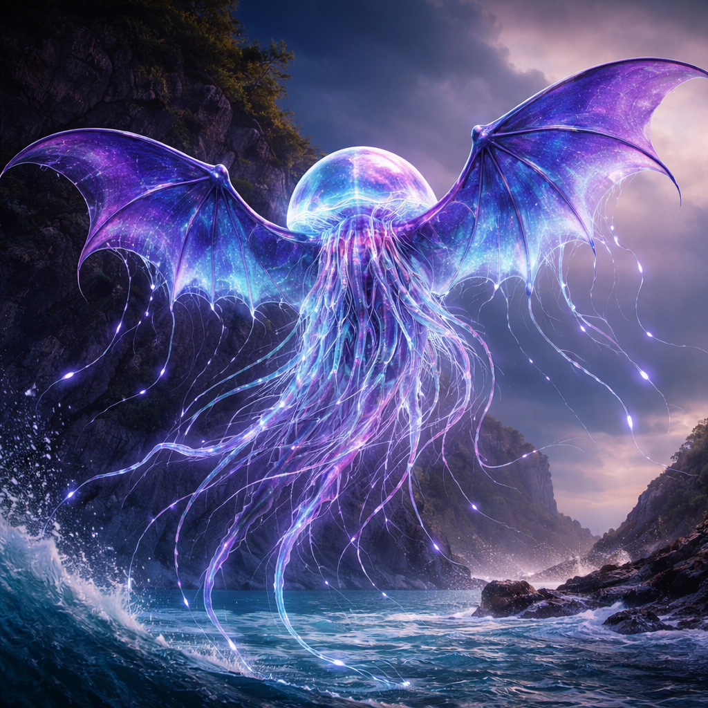 Jellybat, hybrid of Jellyfish and Bat