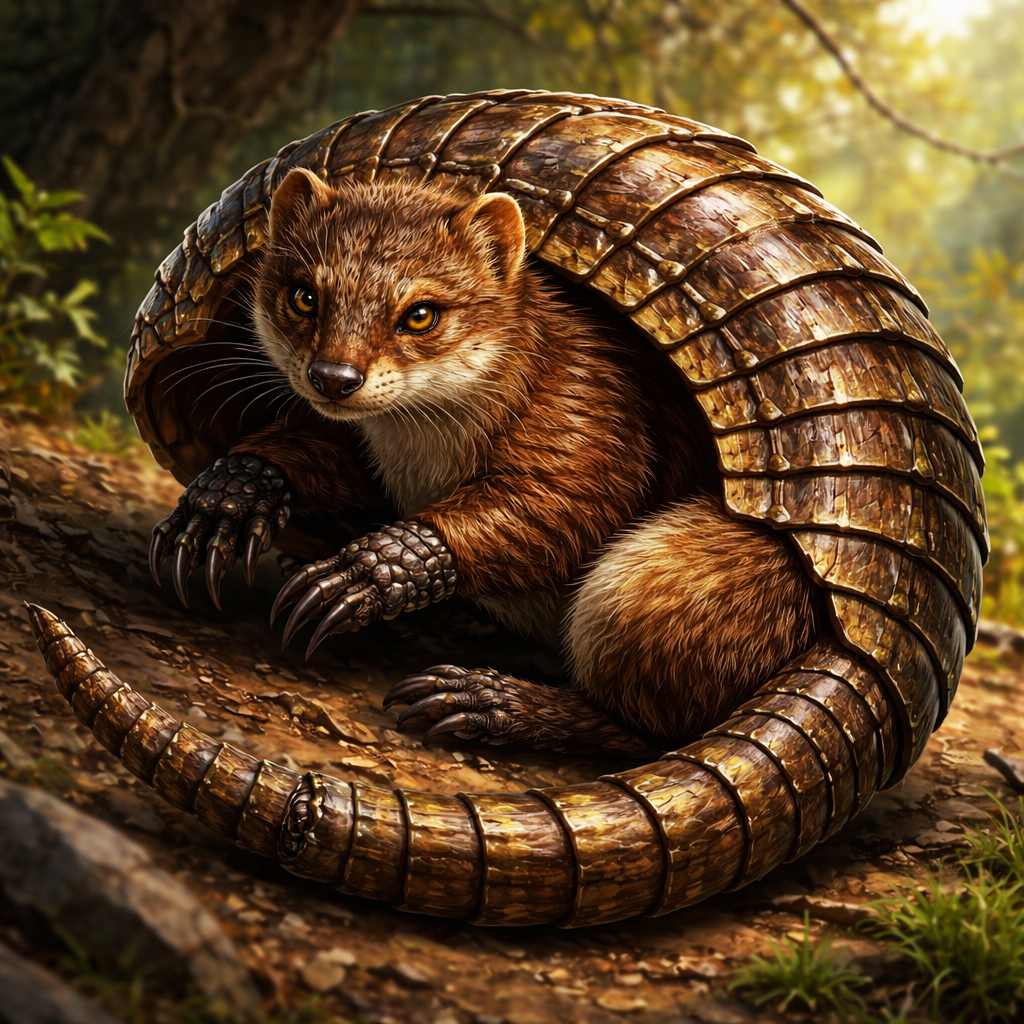 Weasarmadillo, hybrid of Weasel and Armadillo
