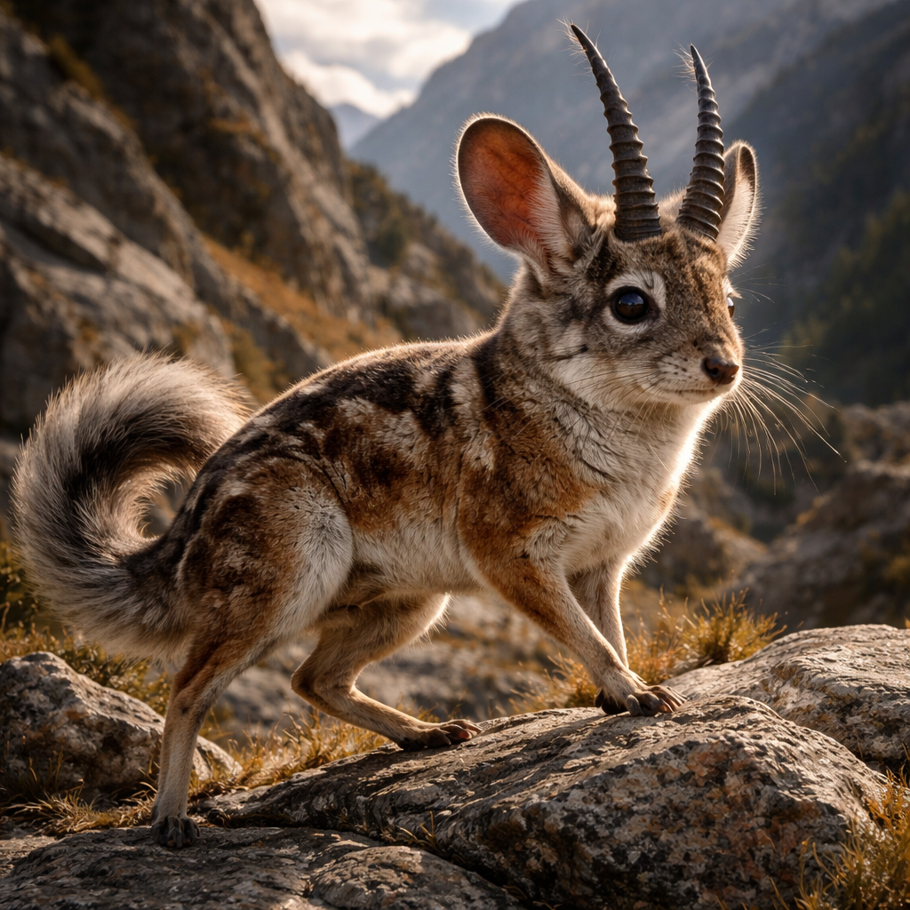 Chinchlope, hybrid of Chinchilla and Antelope