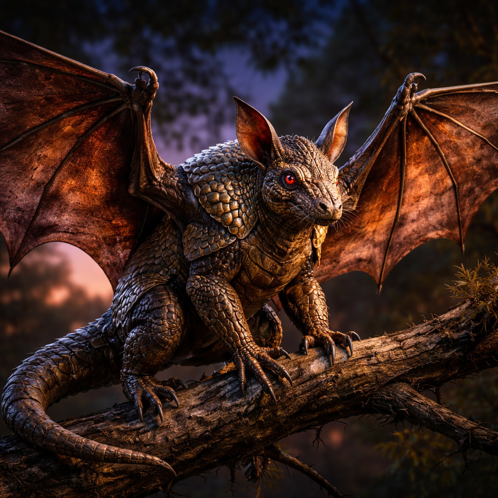 Armadibat, hybrid of Armadillo and Bat