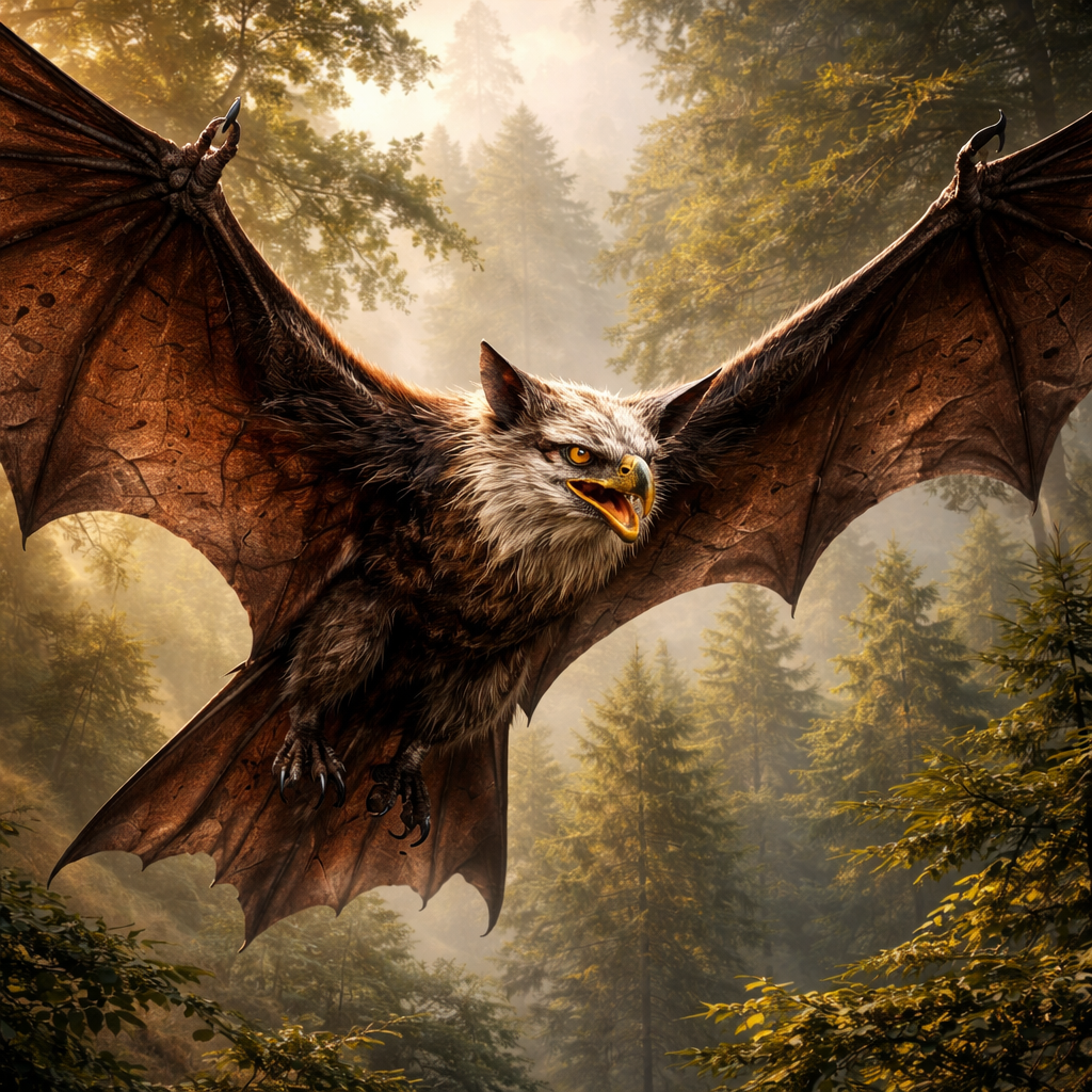 Eagbat, hybrid of Bat and Eagle