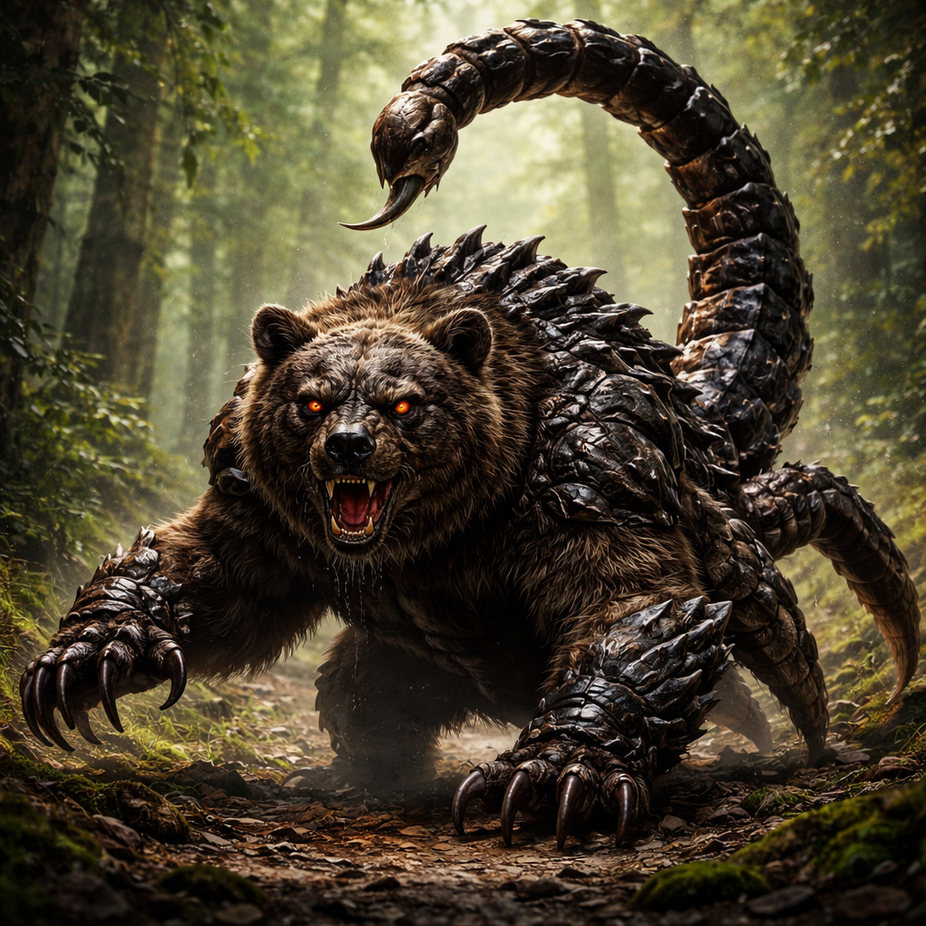 Bearcorpio, hybrid of Bear and Scorpion