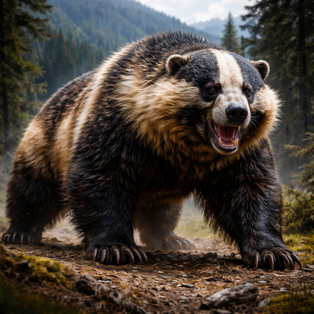 Badbear, hybrid of Badger and Bear