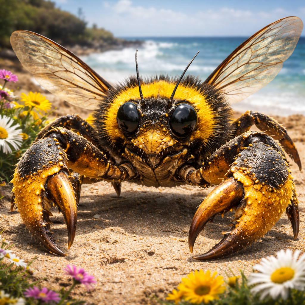 Crabumble, hybrid of Crab and Bumblebee
