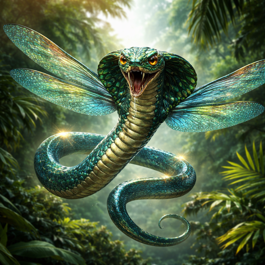 Dracobra, hybrid of Dragonfly and Cobra