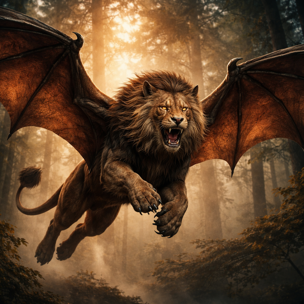 LioBat, hybrid of Bat and Lion