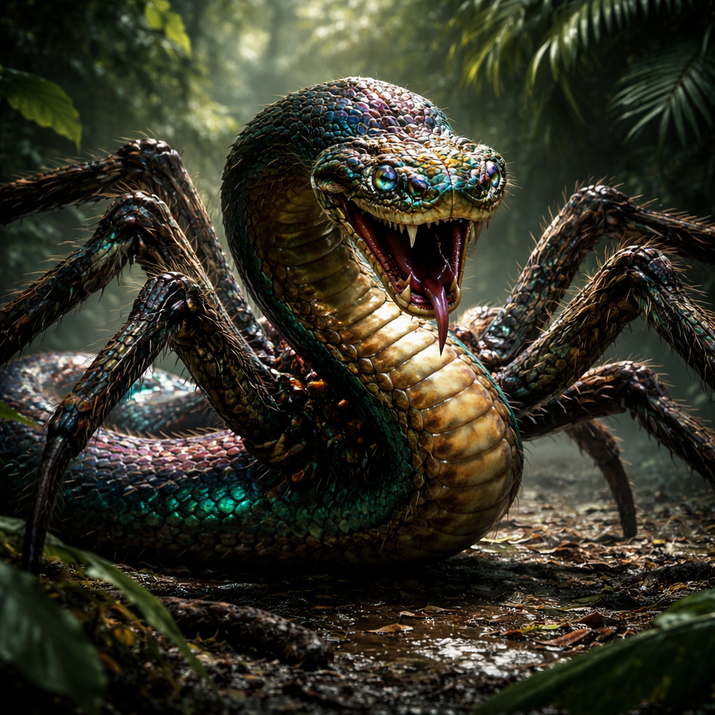 SpiSnake, hybrid of Spider and Snake
