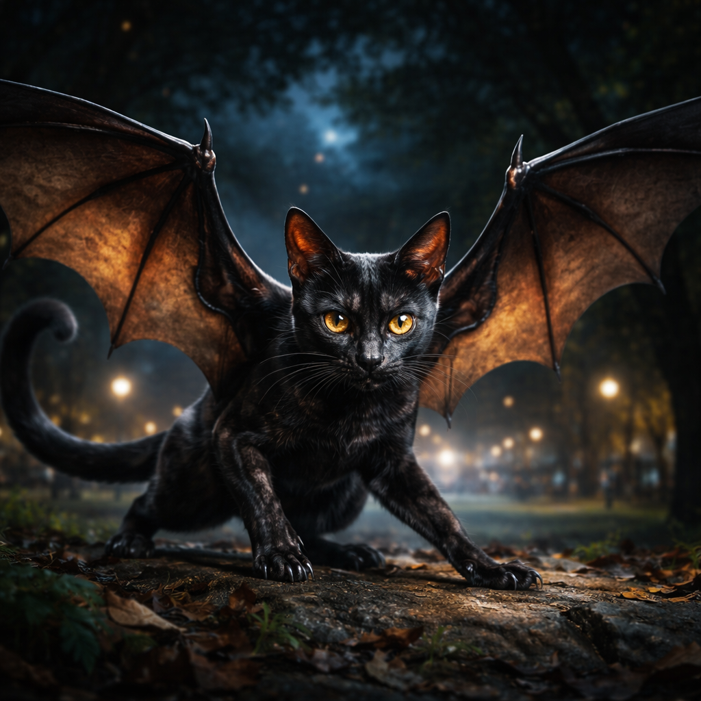 Batcat, hybrid of Bat and Cat
