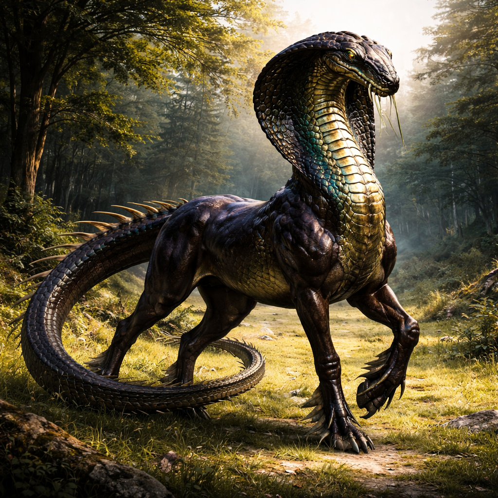 Equisistrix, hybrid of horse and Cobra