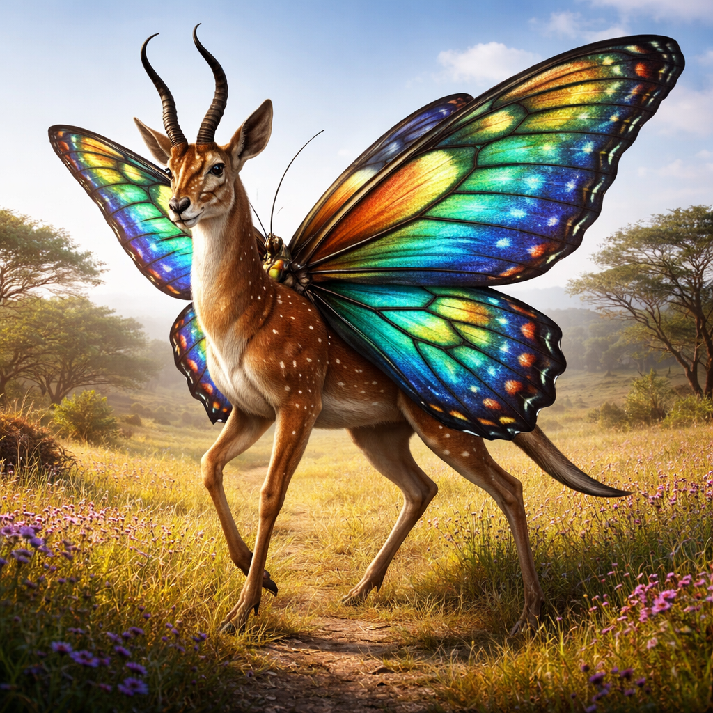 Antelofly, hybrid of Antelope and Butterfly