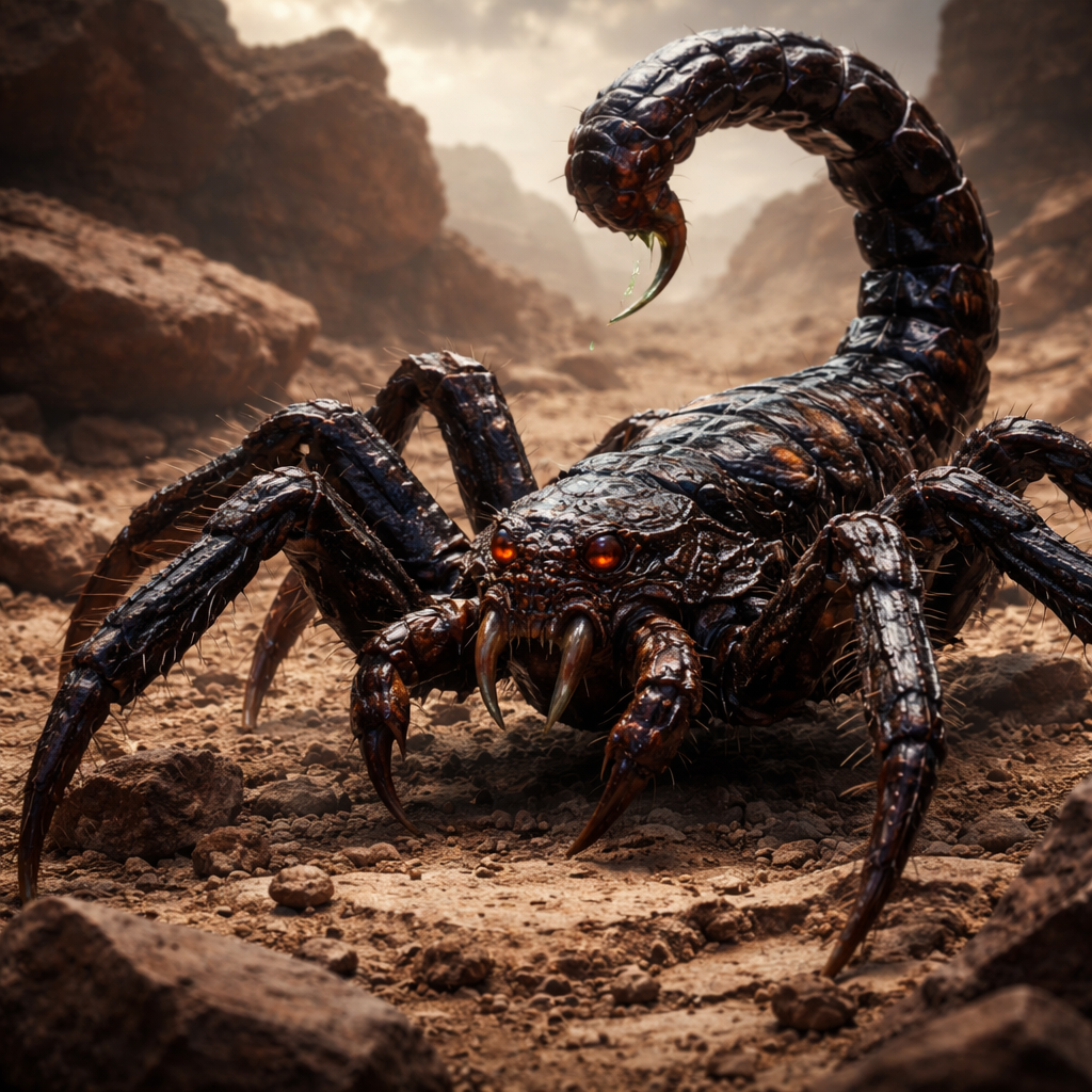 Scorpidra, hybrid of Scorpion and Spider