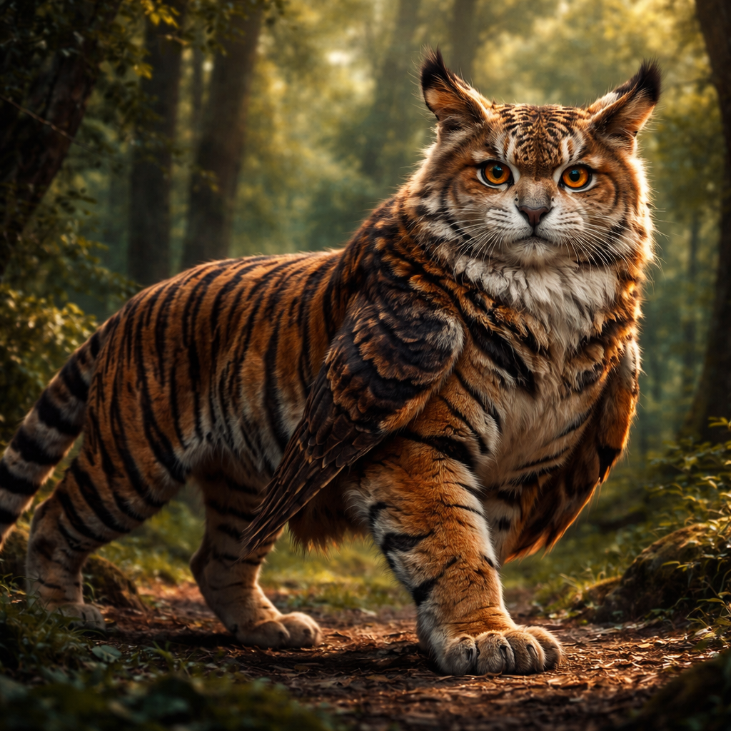 Tygoowl, hybrid of Tiger and Owl