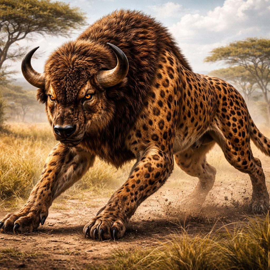 Bisoncheetah, hybrid of Bison and Cheetah