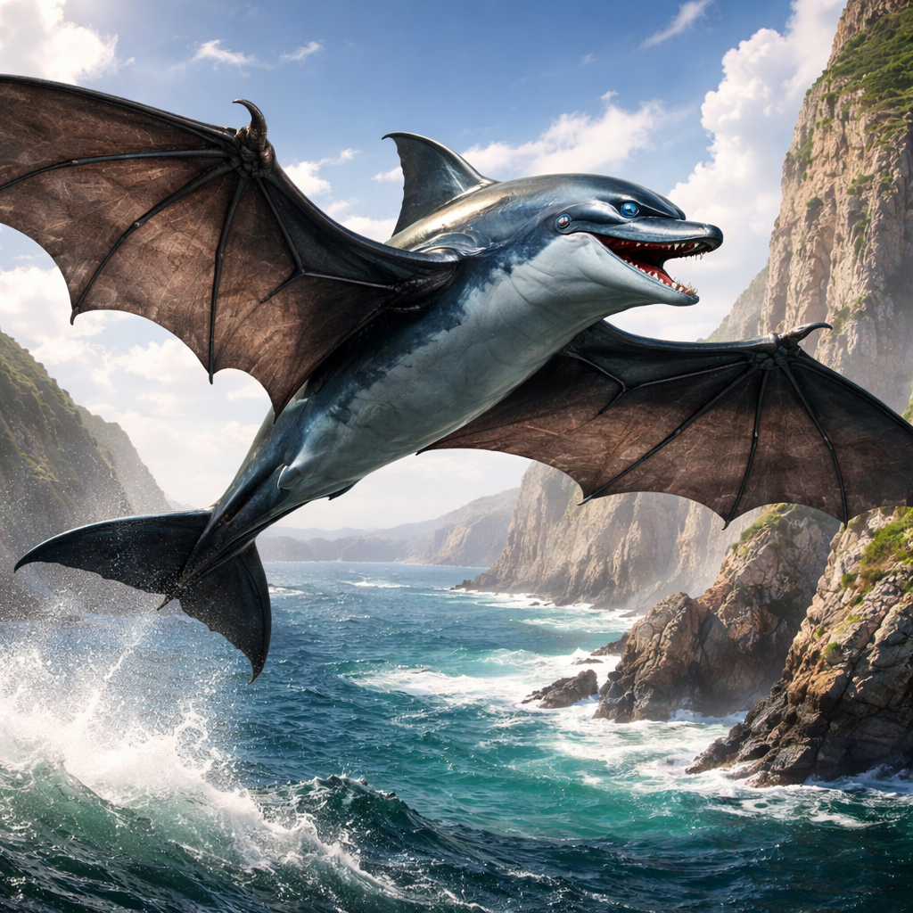 Dolphat, hybrid of Dolphin and Bat