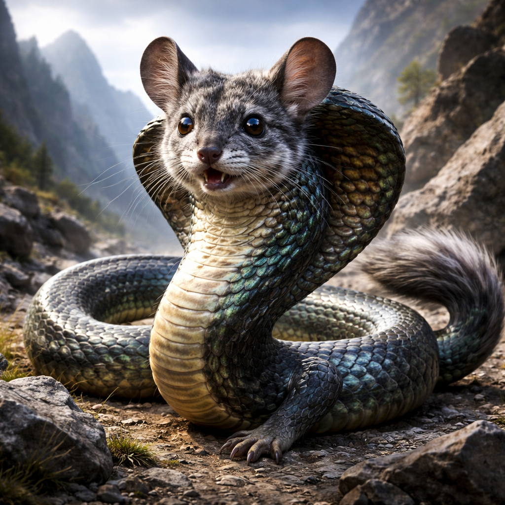 Chinobra, hybrid of Chinchilla and Cobra