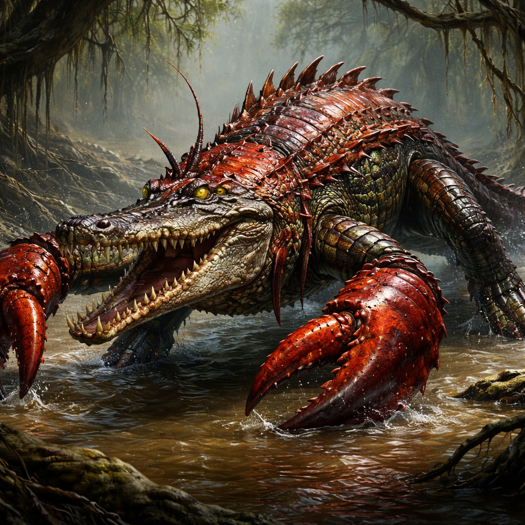 Lobrocodile, hybrid of Lobster and Crocodile