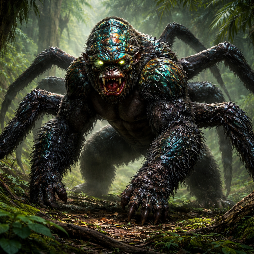 Spirilla, hybrid of Spider and Gorilla
