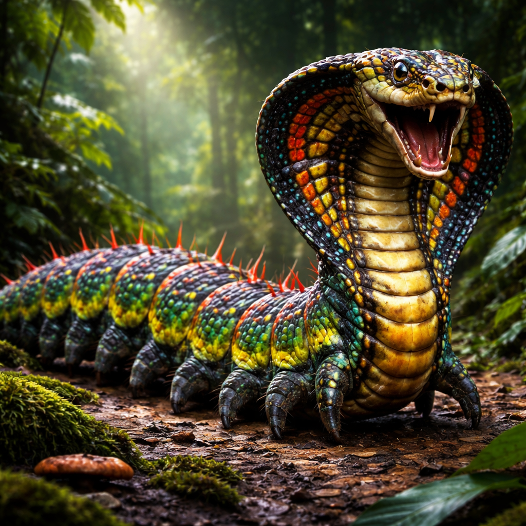 Cobrapillar, hybrid of Caterpillar and Cobra