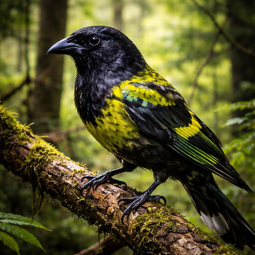 Crowfinch, hybrid of Crow and Finch
