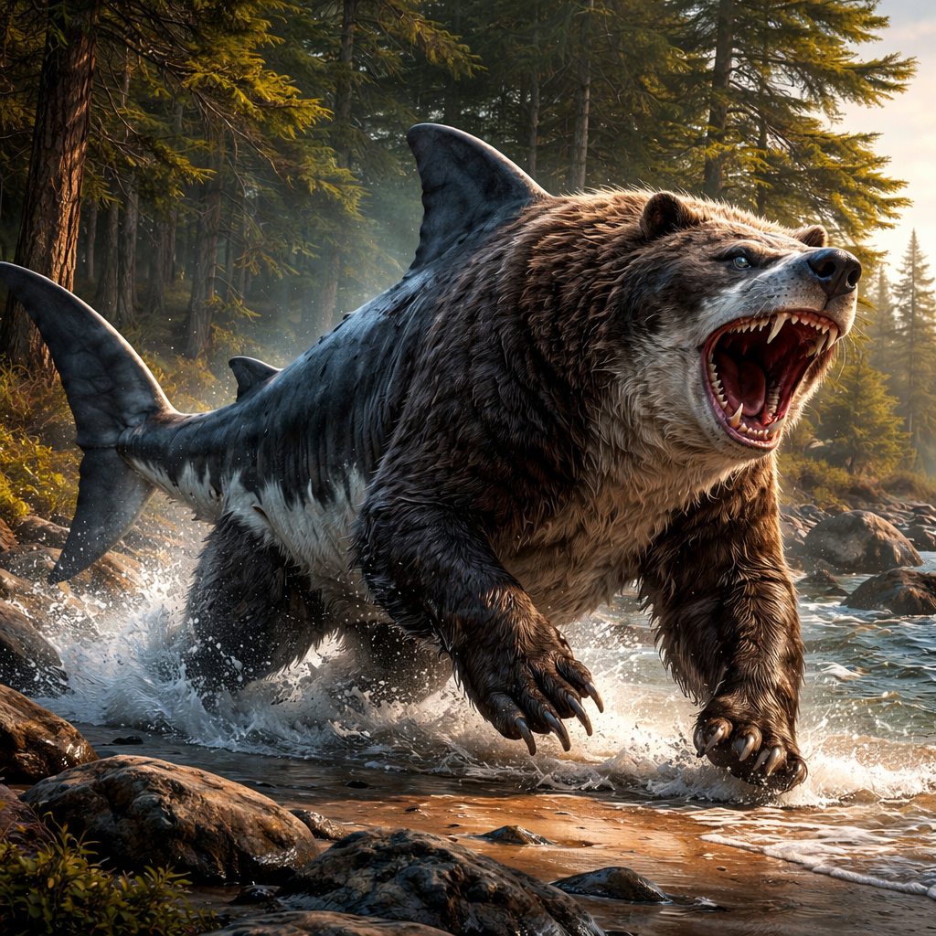 Bearshark, hybrid of Bear and great white shark