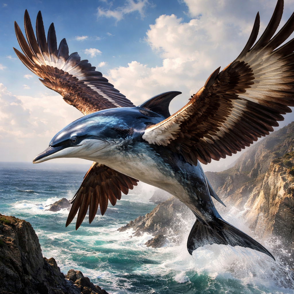 Dolphondor, hybrid of Dolphin and Condor