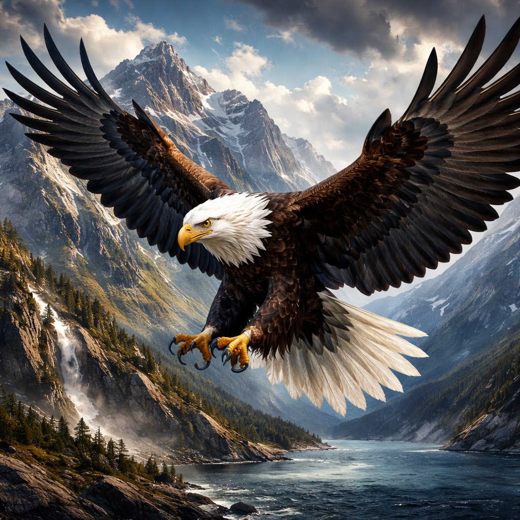 Baldar Eagle, hybrid of Bald Eagle and Eagle