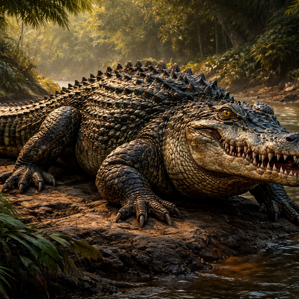 Crocodragon, hybrid of Komodo Dragon and Crocodile