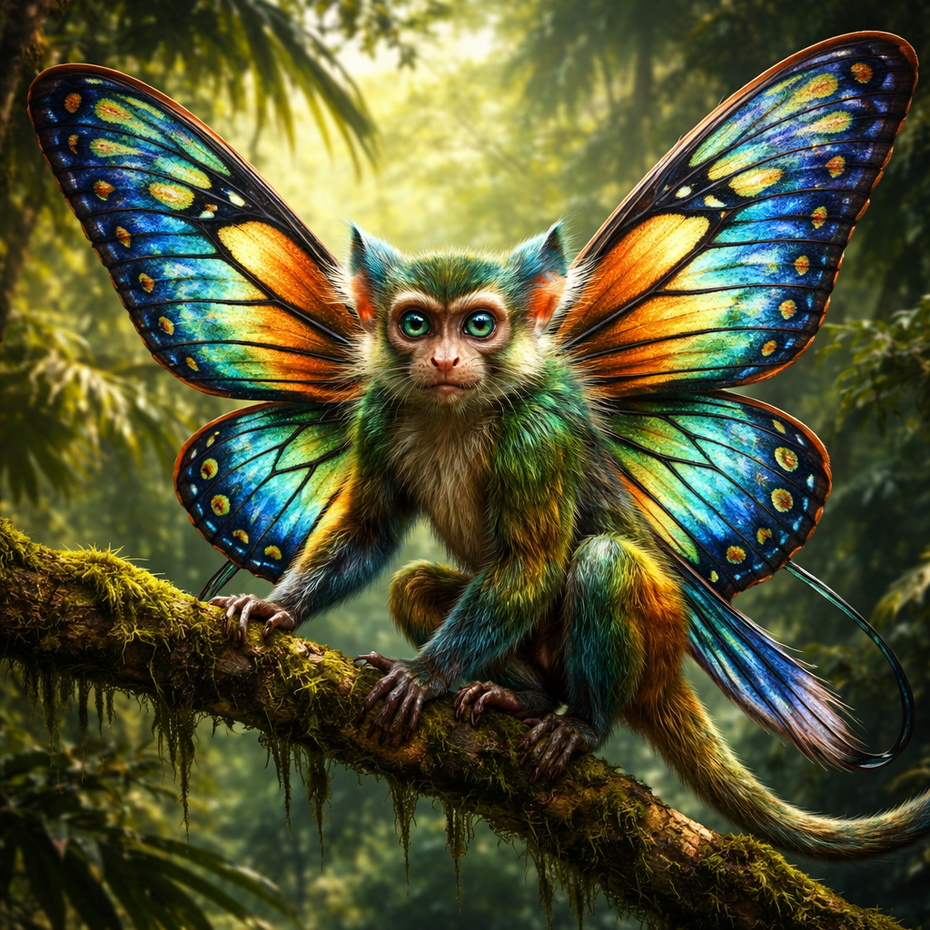 Monkefly, hybrid of Butterfly and Monkey