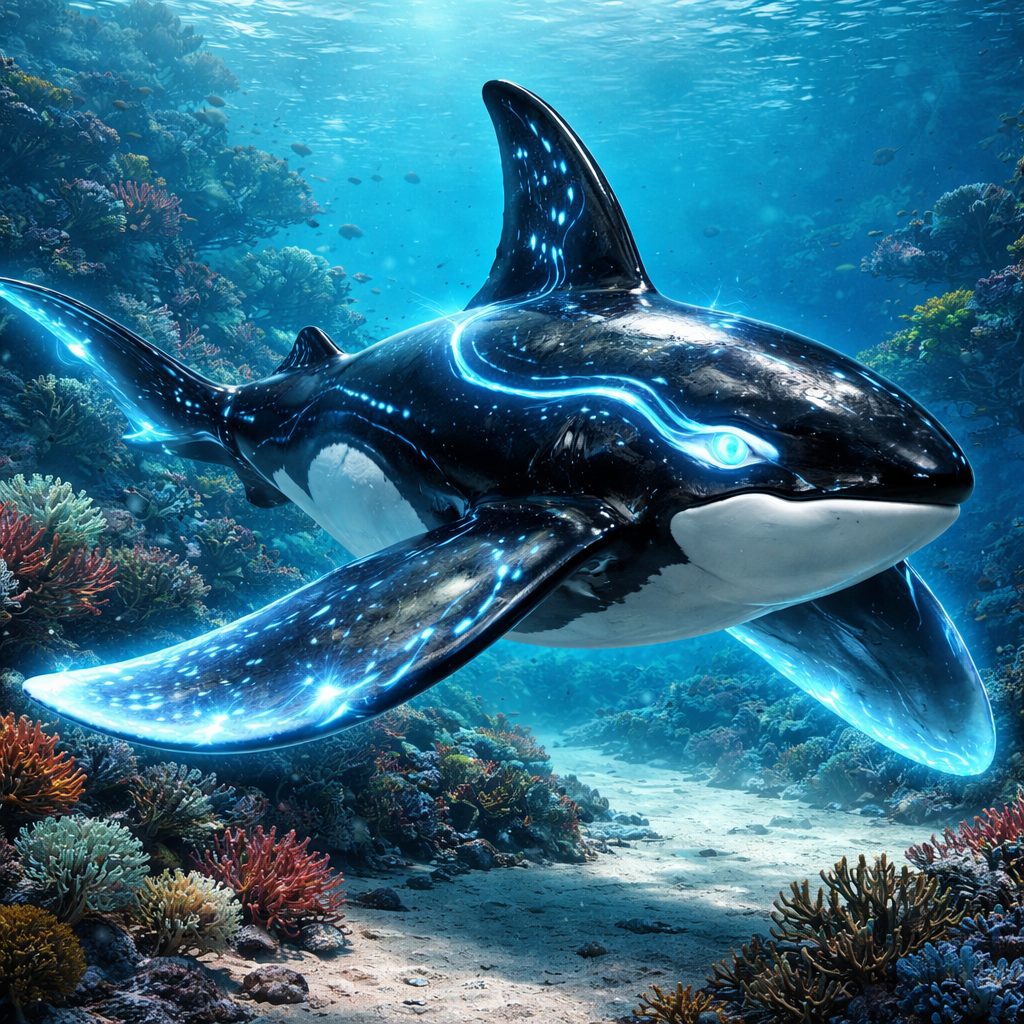 OrcRay, hybrid of orca and Electric Ray