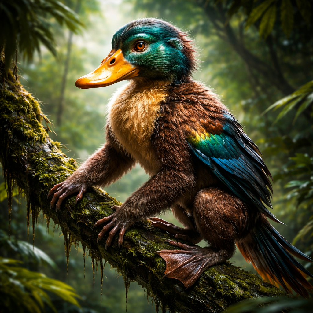 Monduck, hybrid of Monkey and Duck