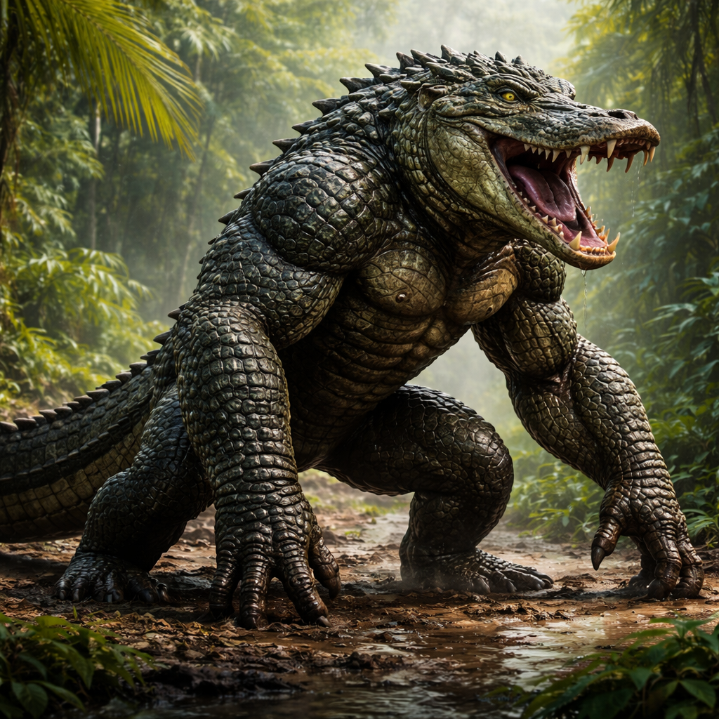 Gorocodile, hybrid of Gorilla and Crocodile