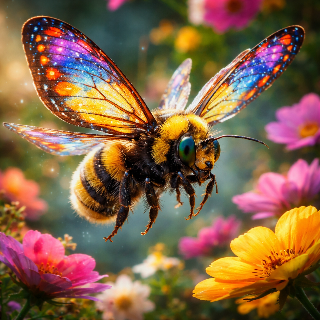Bumblefly, hybrid of Bumblebee and Butterfly