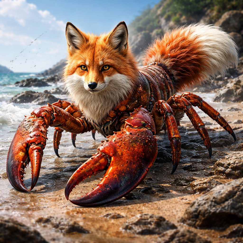 Lobfox, hybrid of Fox and Lobster