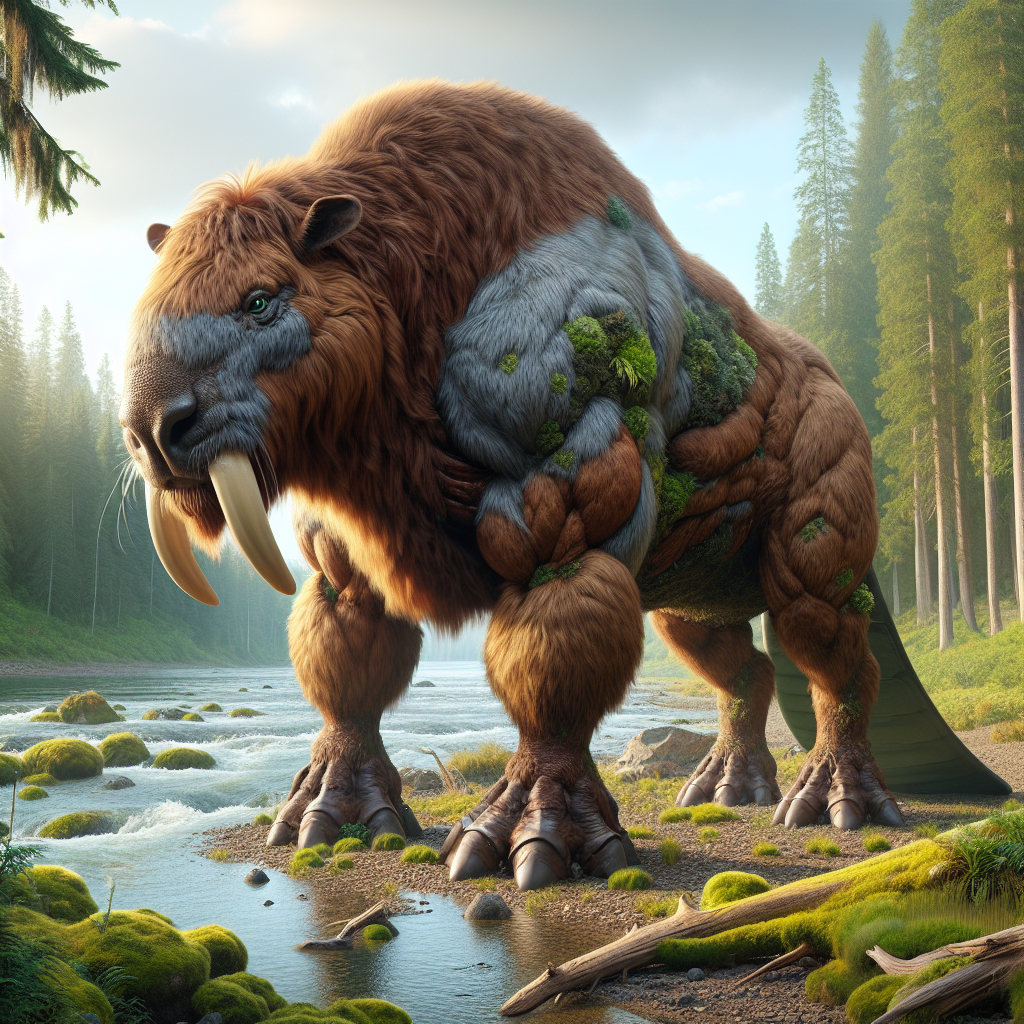 Bisonaver, an AI-generated hybrid of Bison and Beaver