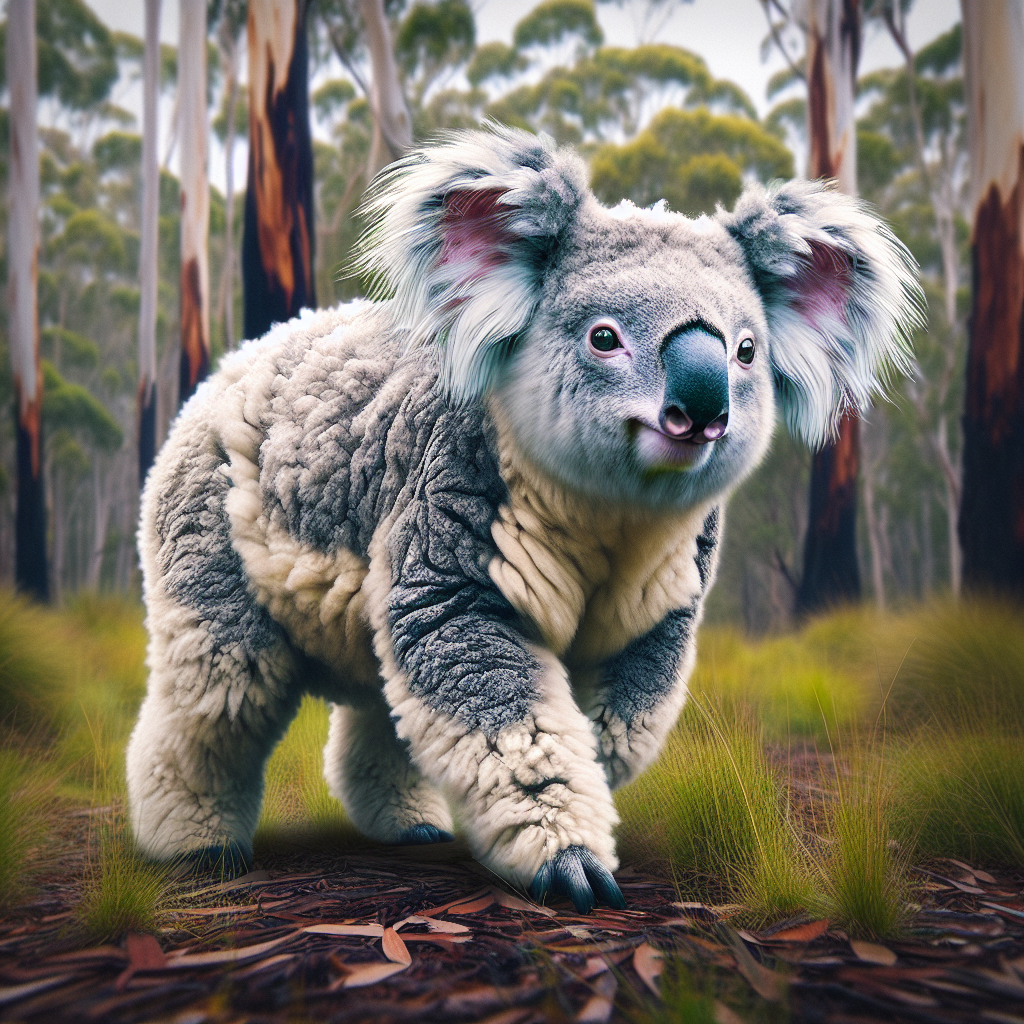 Koal sheep, an AI-generated hybrid of Koala and Sheep