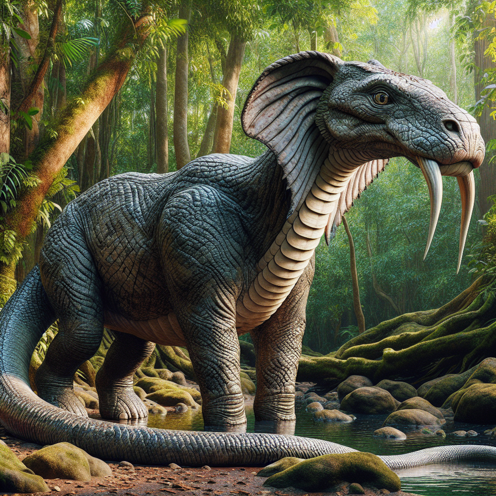 Cobraelephus, an AI-generated hybrid of Cobra and Elephant