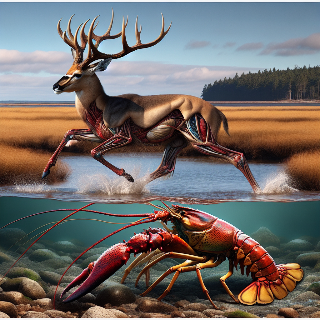 Antelobster, an AI-generated hybrid of Antelope and Lobster