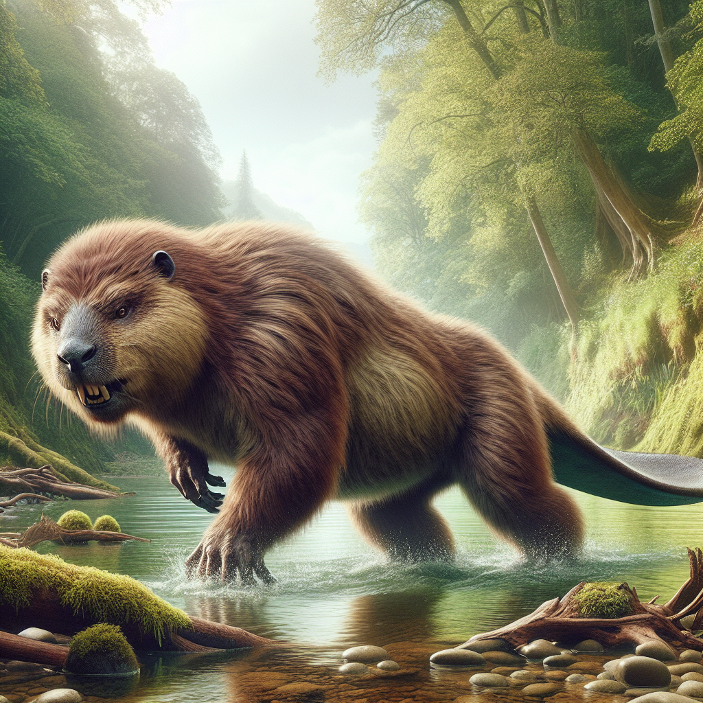 Baboover, an AI-generated hybrid of Baboon and Beaver