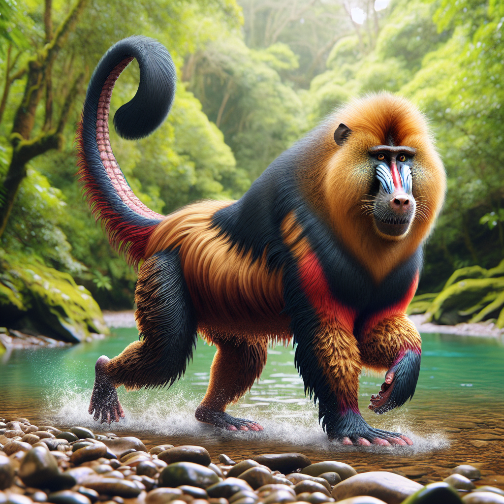 Bababoon, an AI-generated hybrid of Baboon and Beaver