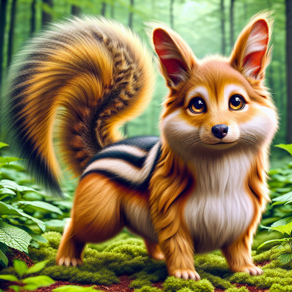 Chipdog, an AI-generated hybrid of Chipmunk and Dog