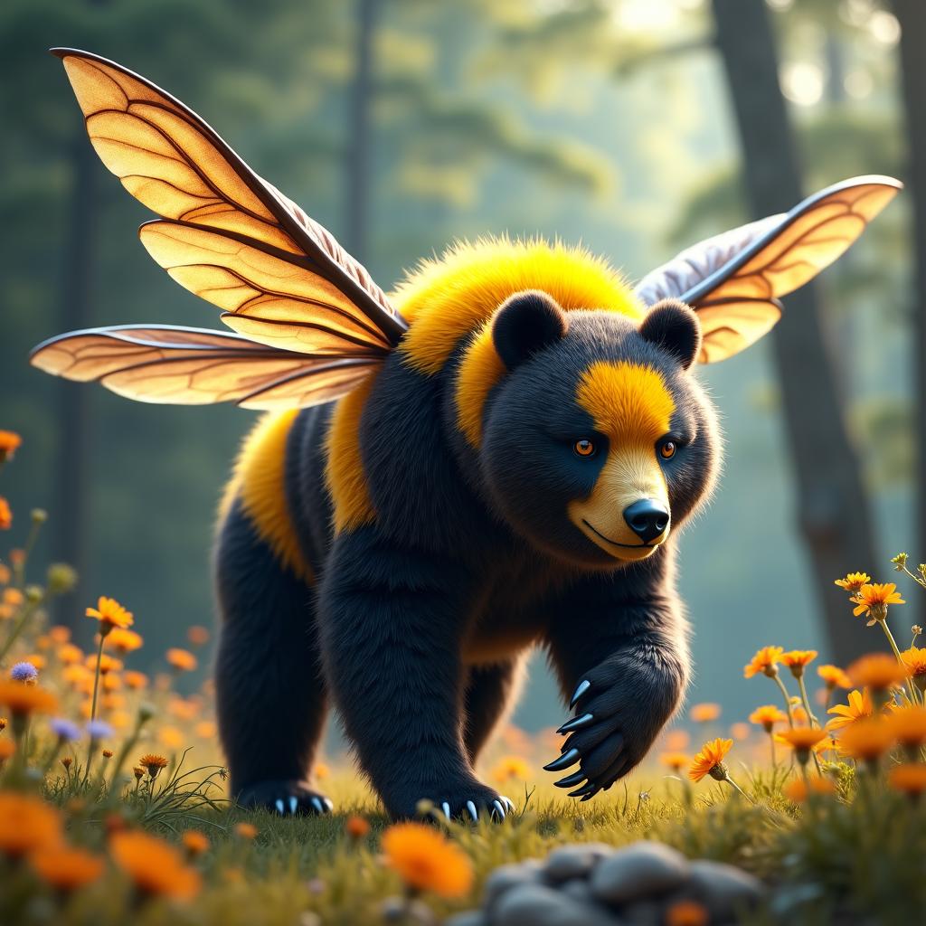 Bearbee, hybrid of Bear and Bumblebee