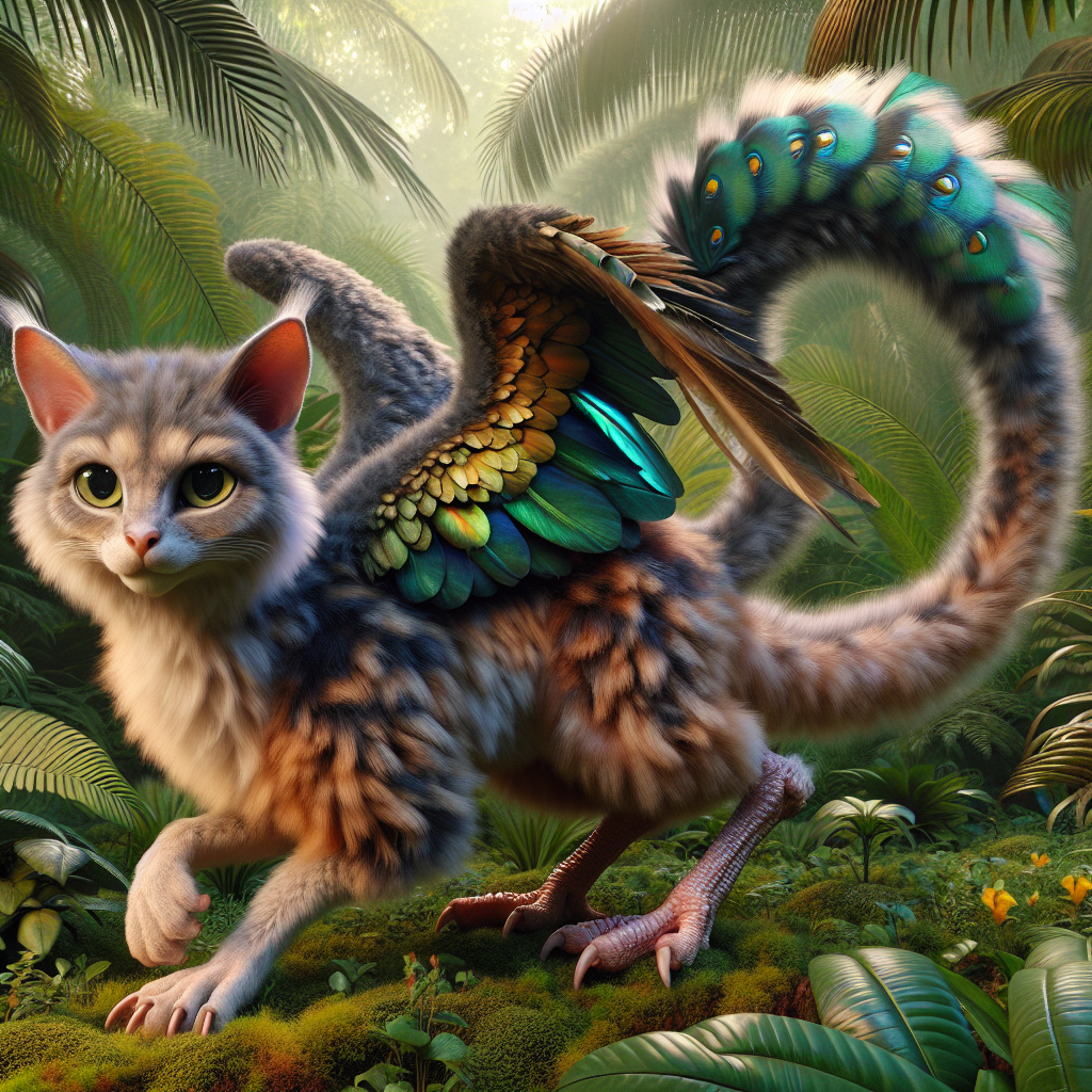 Cattodo, an AI-generated hybrid of Cat and Dodo