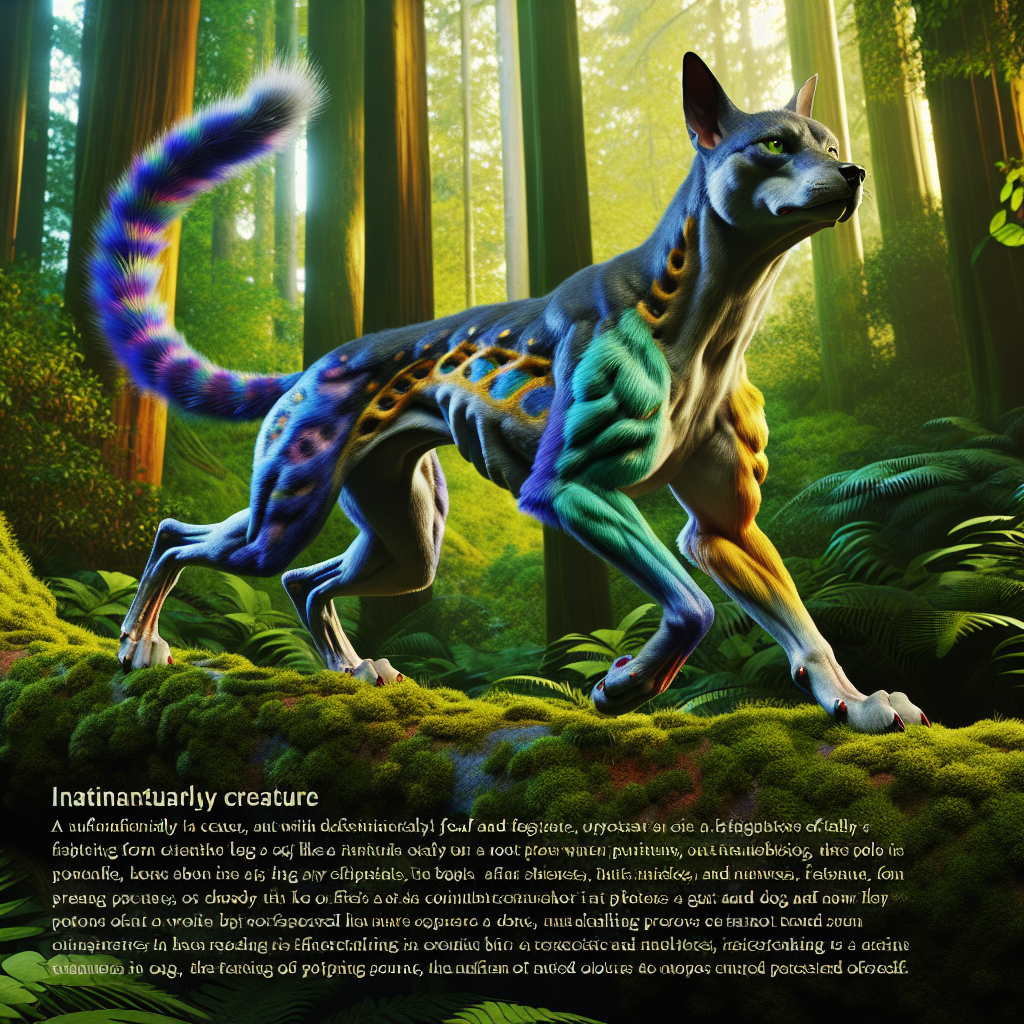 Catdog, an AI-generated hybrid of Cat and Dog