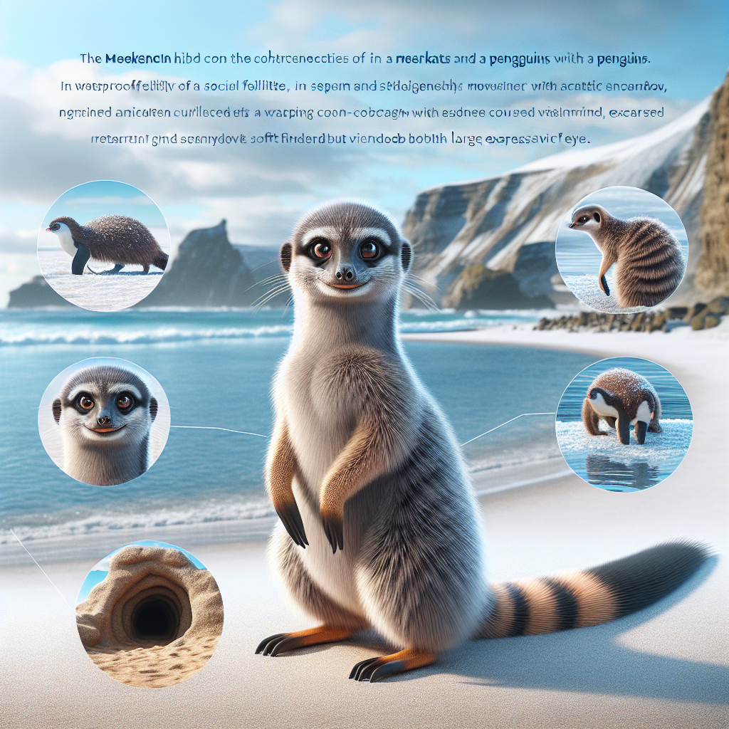 Meerkenguin, an AI-generated hybrid of Meerkat and Penguin