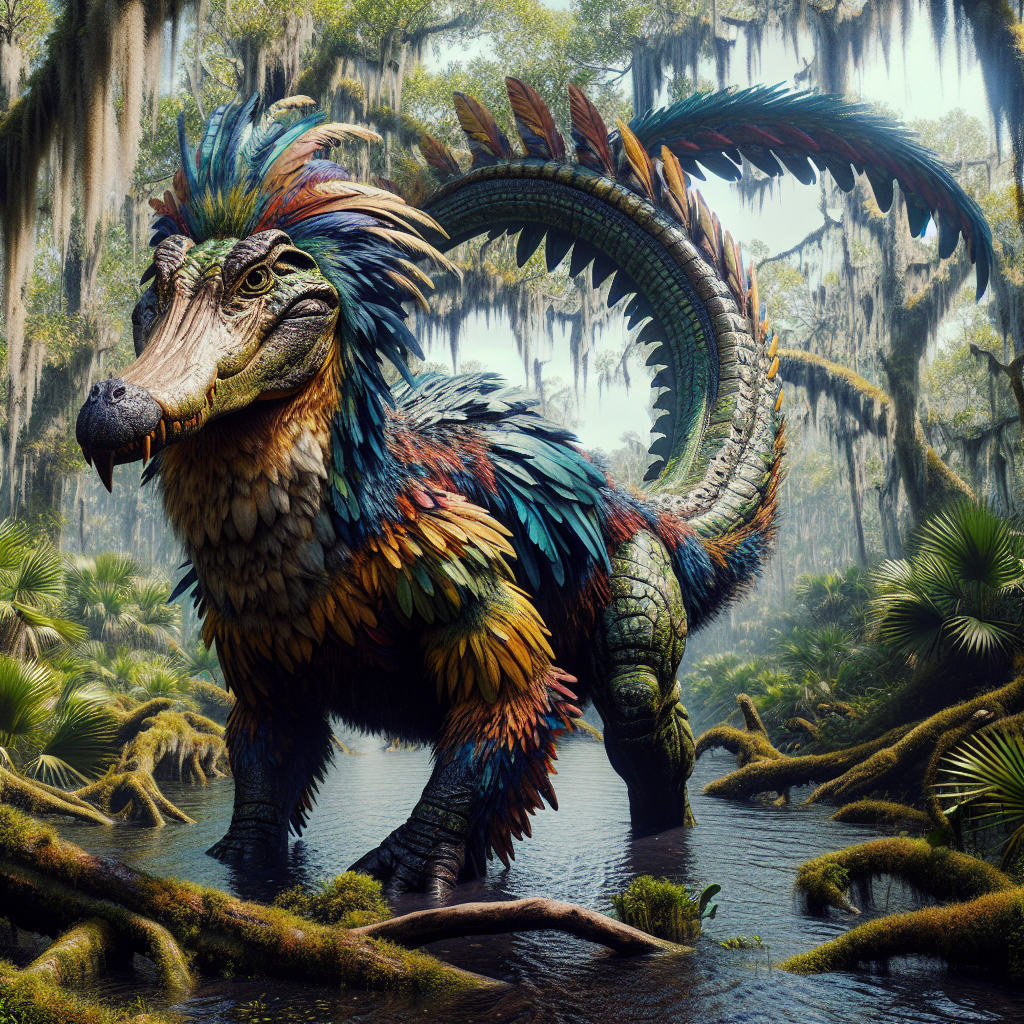 Dalligator, an AI-generated hybrid of Alligator and Dodo