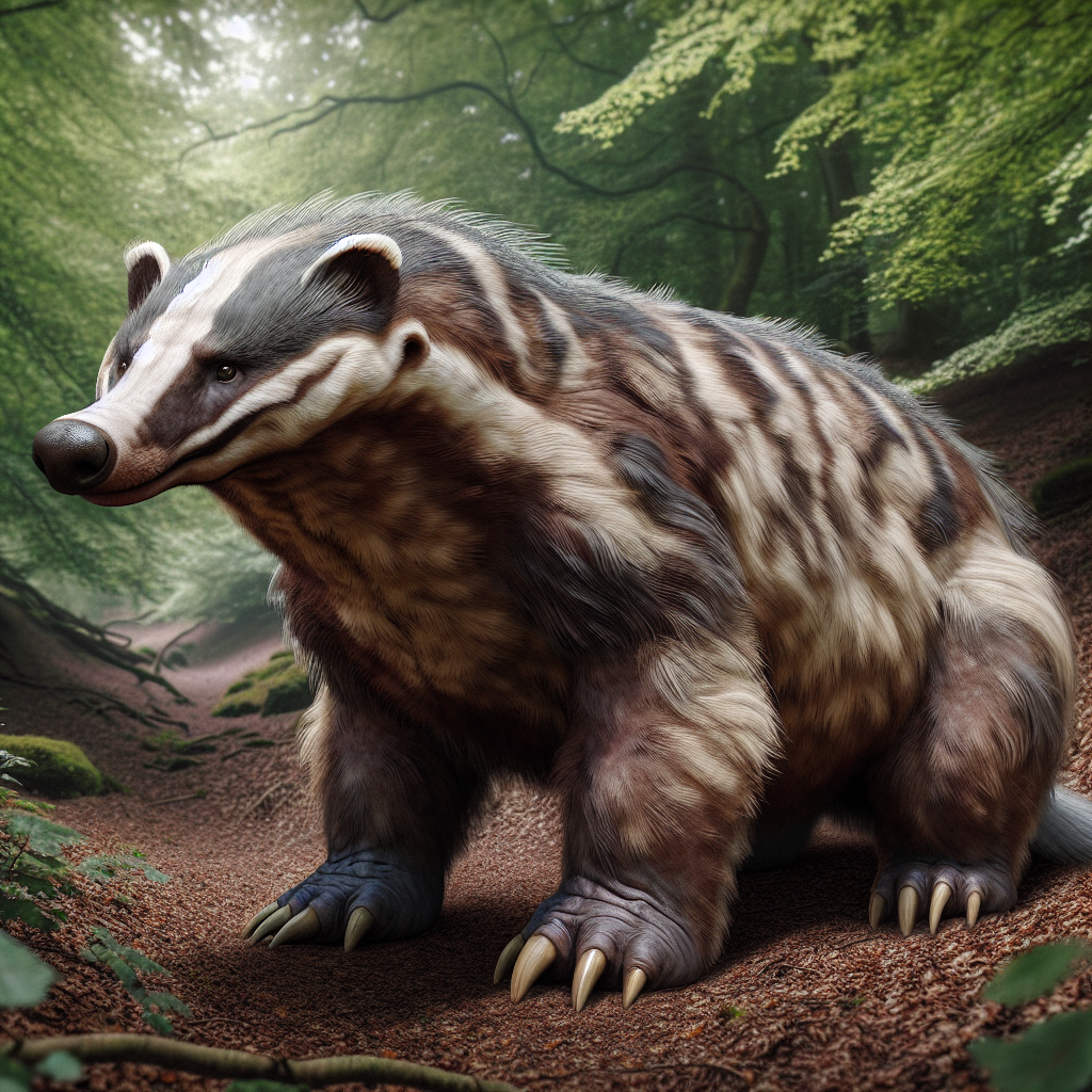 Dodobadger, an AI-generated hybrid of Badger and Dodo