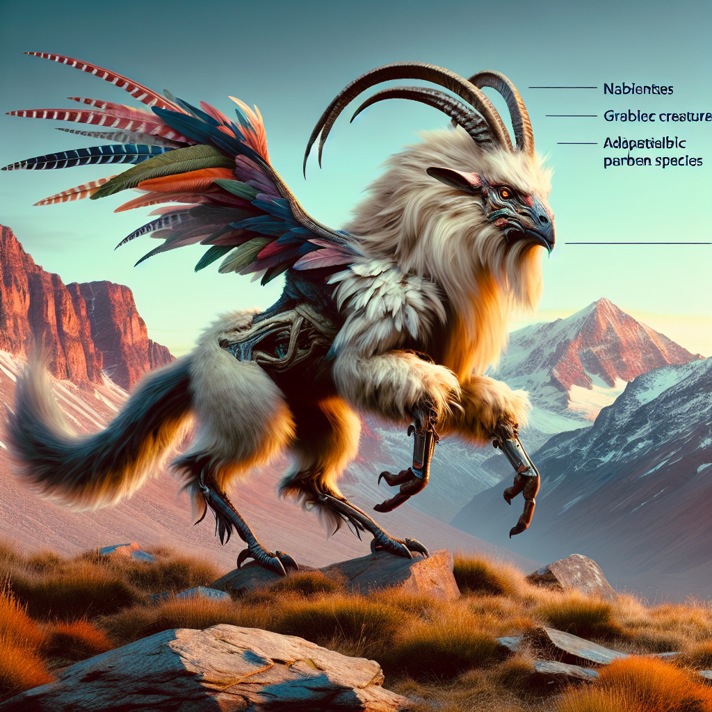 Chigot, an AI-generated hybrid of Chicken and Goat