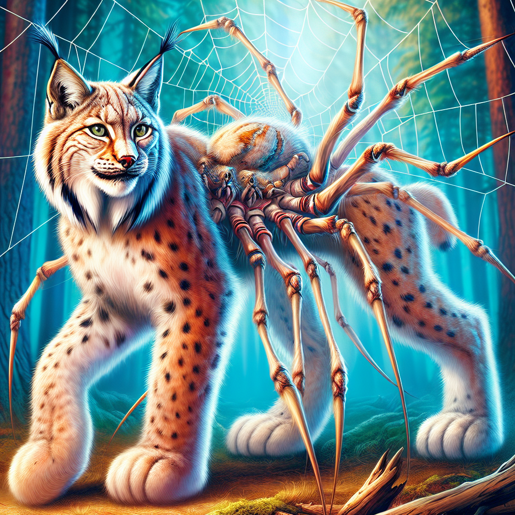 Lynxider, an AI-generated hybrid of Spider and Lynx