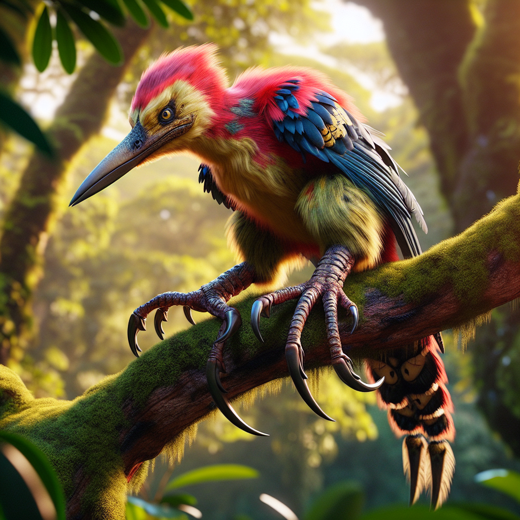 Woodsloth, an AI-generated hybrid of Woodpecker and Sloth