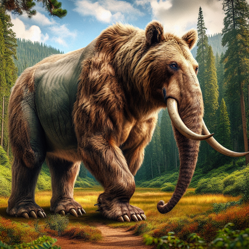 Belephant, hybrid of Bear and Elephant
